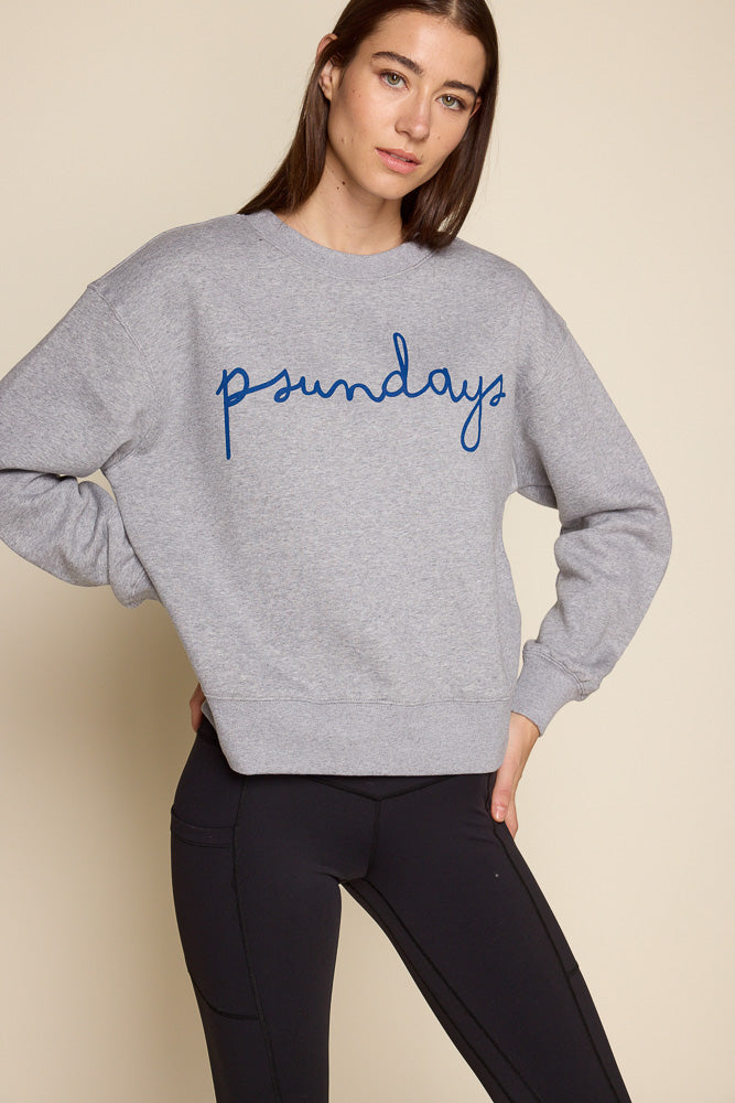 PSUNDAYS Script Warm Up Sweatshirt