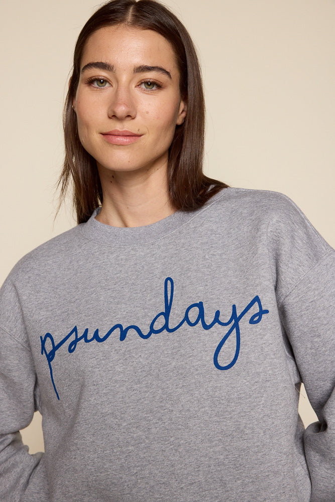 PSUNDAYS Script Warm Up Sweatshirt